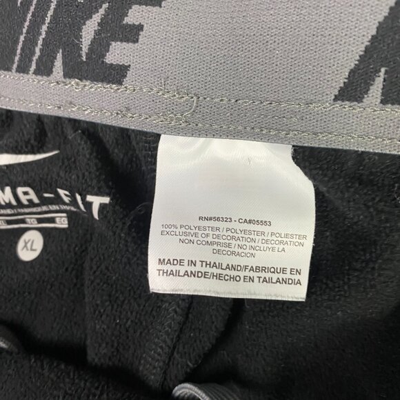 Nike Therma Fit Pants Men's XL Black KO Knockout Fleece Sweatpants 379431 010 - Picture 9 of 15